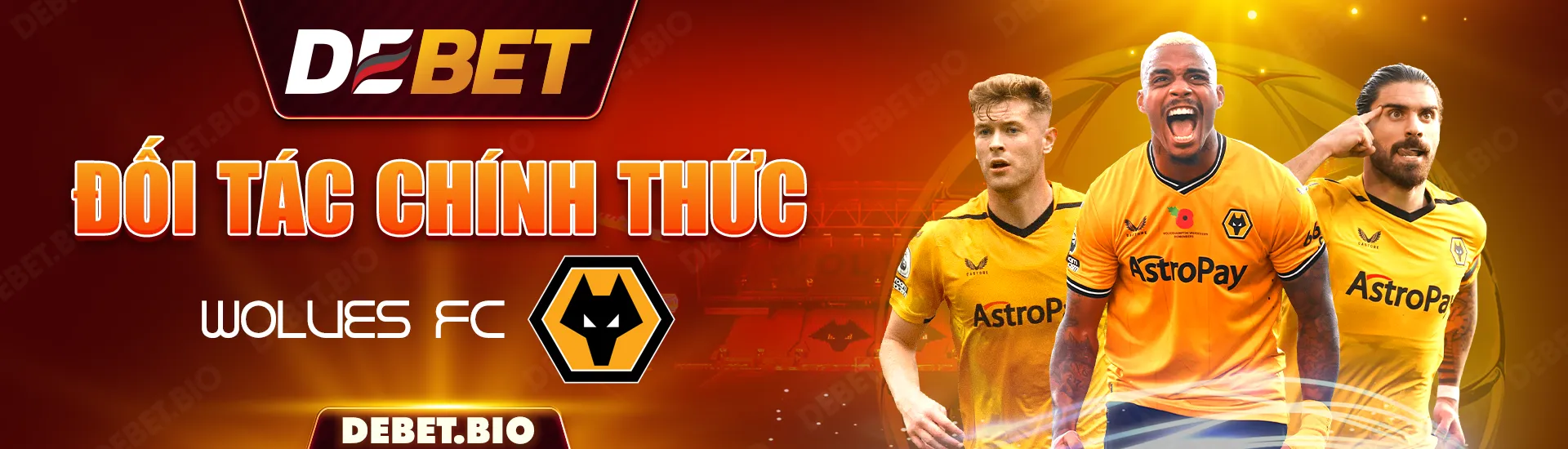 Debet đối tác chính thức của Wolves FC