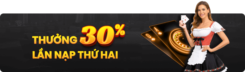 Thưởng 30% lần nạp thứ hai tại debet bio